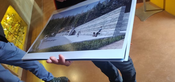 Das neue Besucherzentrum soll der großen geologischen Bedeutung der Bletterbachschlucht gerecht werden: 780 Quadratmeter Fläche werden neu dazukommen, Carlo Calderan zeichnet für die Planung verantwortlich. (Foto: LPA/Marcella Morandini)