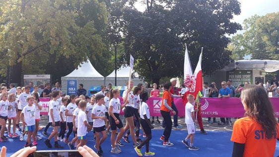 La delegazione altoatesina durante la cerimonia inaugurale (Foto: Euregio)