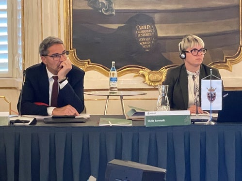 Beim Thema Wolf bestehe dringender Handlungsbedarf, doch leider sei das Problembewusstsein bei den Entscheidungstragenden noch nicht ausreichend vorhanden, sagte Kompatscher, der das gemeinsame Vorgehen der Arge-Alp-Länder in Brüssel befürwortete. (Foto: LPA/Matteo Donagrandi)