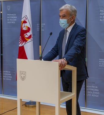 LR Schuler: 82 Prozent aller Förderanträge wurden bearbeitet bzw. abgeschlossen. (Foto: LPA/Fabio Brucculeri)