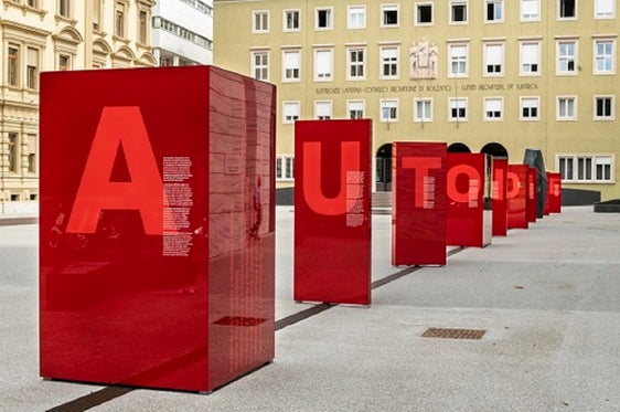 Durante un punto stampa a Roma, il ministro Roberto Calderoli e i presidenti Arno Kompatscher (Alto Adige) e Maurizio Fugatti (Trentino) presentano la riforma dell'Autonomia. (Foto: USP/Ivo Corrà)
