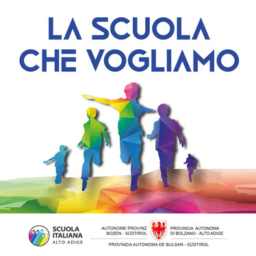 Nel banner della Direzione Istruzione Formazione italiana il motto della Scuola italiana dell'Alto Adige. (Foto: USP/Direzione Istruzione e Formazione italiana)