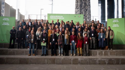 75 membri del mondo sindacale, culturale, sociale, ambientale ed economico si sono incontrati per la prima volta ieri pomeriggio (6 febbraio) al NOI Techpark di Bolzano per l'avvio dei lavori dello Stekeholder Forum per il clima. (Foto: ASP/Fabio Brucculeri)
