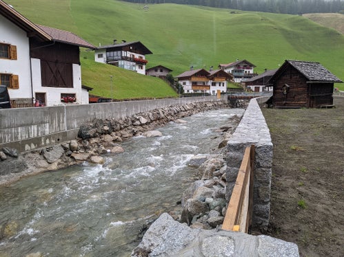 L'Aurino a Predoi (Foto: ASP/Agenzia per la Protezione civile)