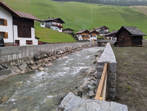 L'Aurino a Predoi (Foto: ASP/Agenzia per la Protezione civile)