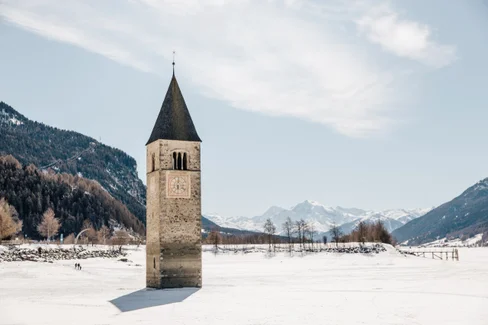 In Val Venosta le centrali idroelettriche sfruttano principalmente l’acqua del lago di Resia. (Foto: IDM Südtirol-Alto Adige/Benjamin Pfitscher)