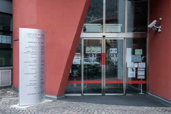 L'ASTAT ha sede nel Palazzo provinciale 12, in via Gamper 1 a Bolzano (Foto: ASP)