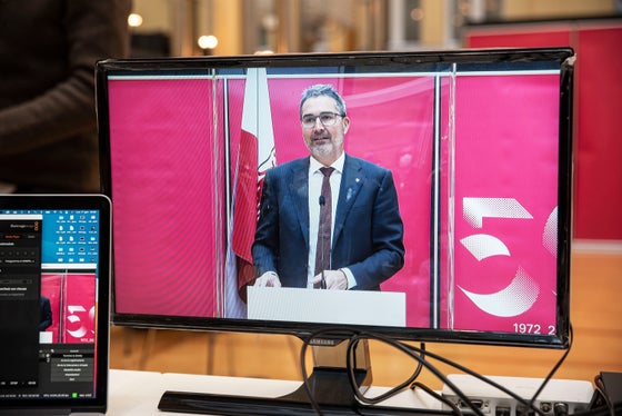 Il 2022 sarà un anno speciale, in cui guardiamo al passato ma anche al futuro ha detto il Presidente Arno Kompatscher. (Foto: ASP/Barbara Franzelin)