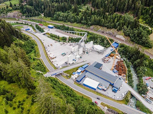 Il cantiere del tunnel di base del Brennero (Foto: ASP)