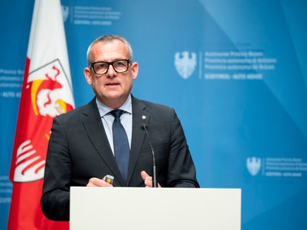 Il 16 marzo, nella sala stampa di Palazzo Widmann, l'assessore provinciale alle Opere pubbliche Christian Bianchi illustrerà nel dettaglio i principali progetti e cantieri previsti dal programma edilizio provinciale 2026-2028. (Foto: USP/Fabio Brucculeri)