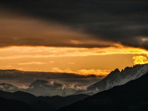 Immagine meteorologica del mese di gennaio 2026: le meravigliose Dolomiti (Foto: USP/Martin Geier)