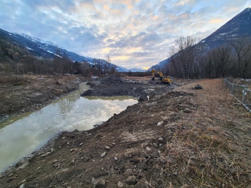 Am Projekt Rablander Weiher und Zielbach zeigt sich, wie viele Bereiche die Problematik einer invasiven Wasserpflanze aus unterschiedlichen Gesichtspunkten analysieren und bereichsübergreifend an einer Lösung arbeiten. (Foto: LPA/Landesamt für Wildbach- und Lawinenverbauung West)