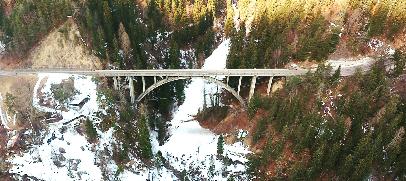 Il 14 marzo, verranno consegnati i lavori di risanamento del Ponte 15 sulla strada provinciale della Val d’Ultimo vicino al castello di Eschenlohe (Foto: ASP/Ripartizione infrastrutture)