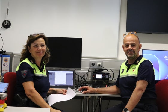 Anche la Polizia Municipale di Bolzano era rappresentata nella Sala Operativa Interforze. (Foto: USP/Maja Clara)