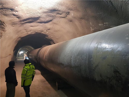 La centrale idroelettrica di Sant’Antonio, unica del suo genere in Europa in quanto completamente interrata, è attualmente, per grandezza, il quinto impianto idroelettrico dell'Alto Adige. (Foto: Eisackwerk)