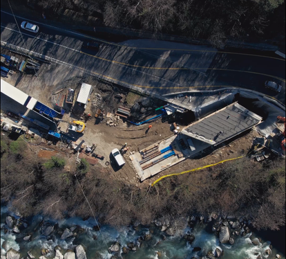 Der Einschub der Rad- und Fußgängerunterführung als Gesamtbauteil ermöglichte eine wesentliche Verkürzung der Verkehrsumleitung. (Foto: LPA/Ressort für Infrastrukturen und Mobilität)