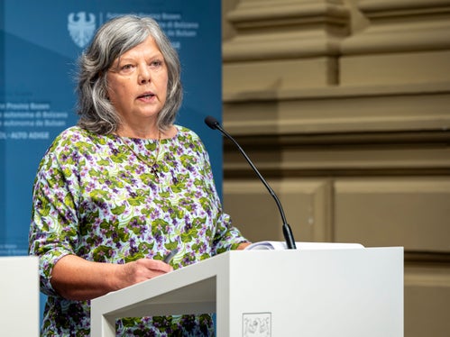 Die Direktorin der Landesevaluationsstelle für die Schulen der ladinischen Ortschaften Olimpia Rasom (Foto: LPA/Fabio Brucculeri)