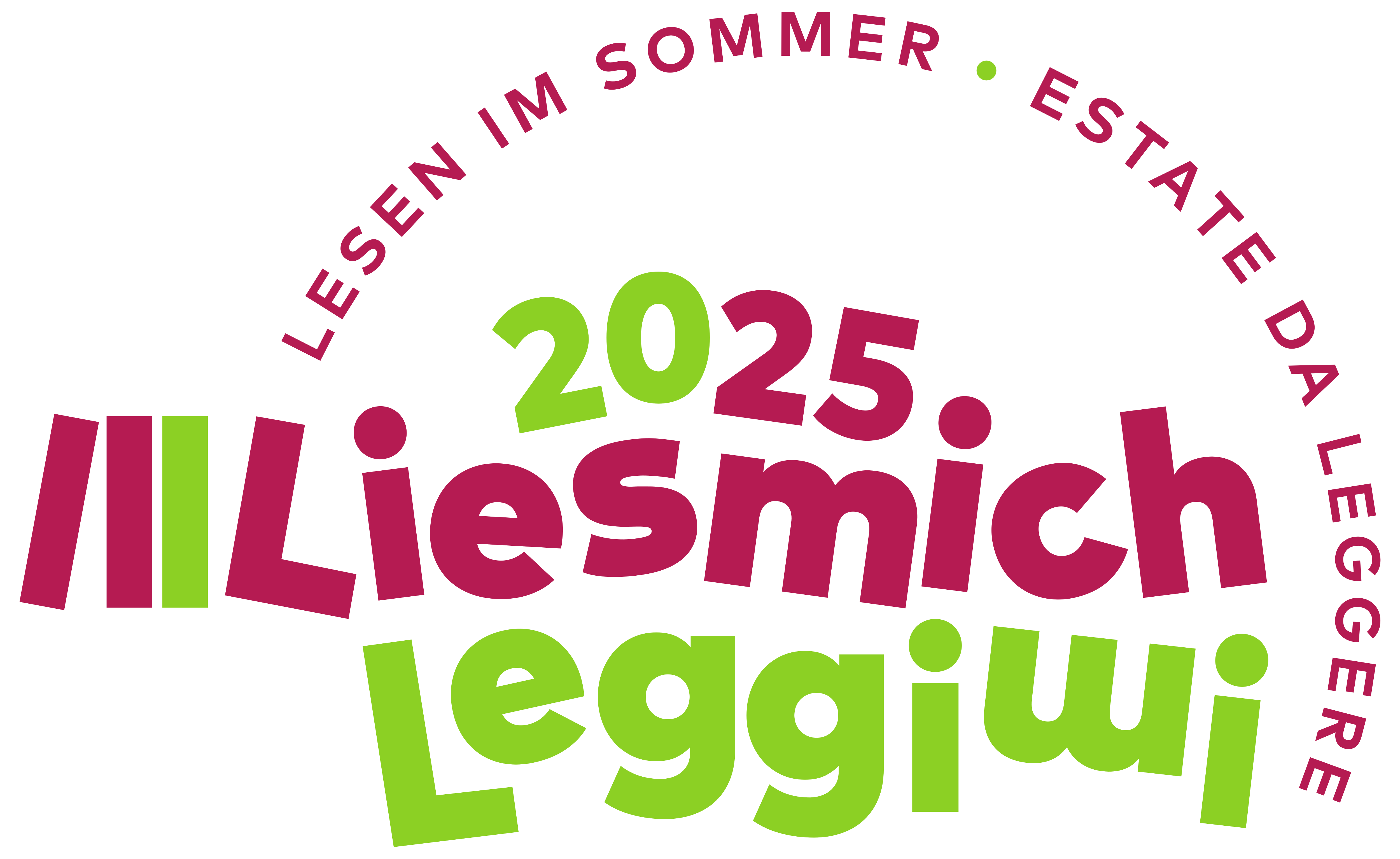 Dal 23 aprile al 31 ottobre torna l'iniziativa di lettura “Liesmich Leggimi”, organizzata dalle Ripartizioni Cultura italiana e tedesca della Provincia. (Grafica: Ufficio Biblioteche e lettura)