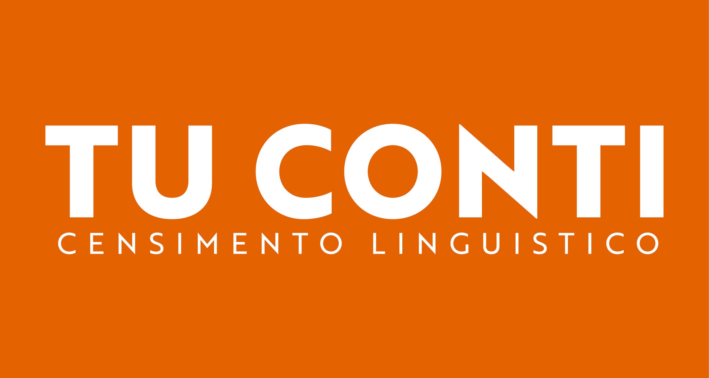 TU CONTI - Censimento linguistico