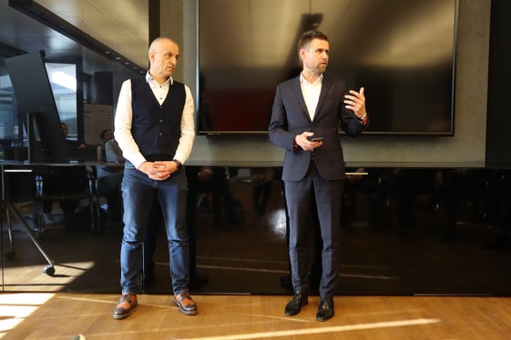 Hubert Unterweger (Direktor des LTS) und Wolfgang Töchterle (IDM Marketingdirektor) bei der Vorstellung.(Foto: LPA/Noemi Prinoth).