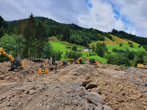 Il Rio Fleres e il suo affluente Rio Toverino è attualmente oggetto di lavori dei Bacini montani. (Foto: Protezione civile/Bacini montani nord)