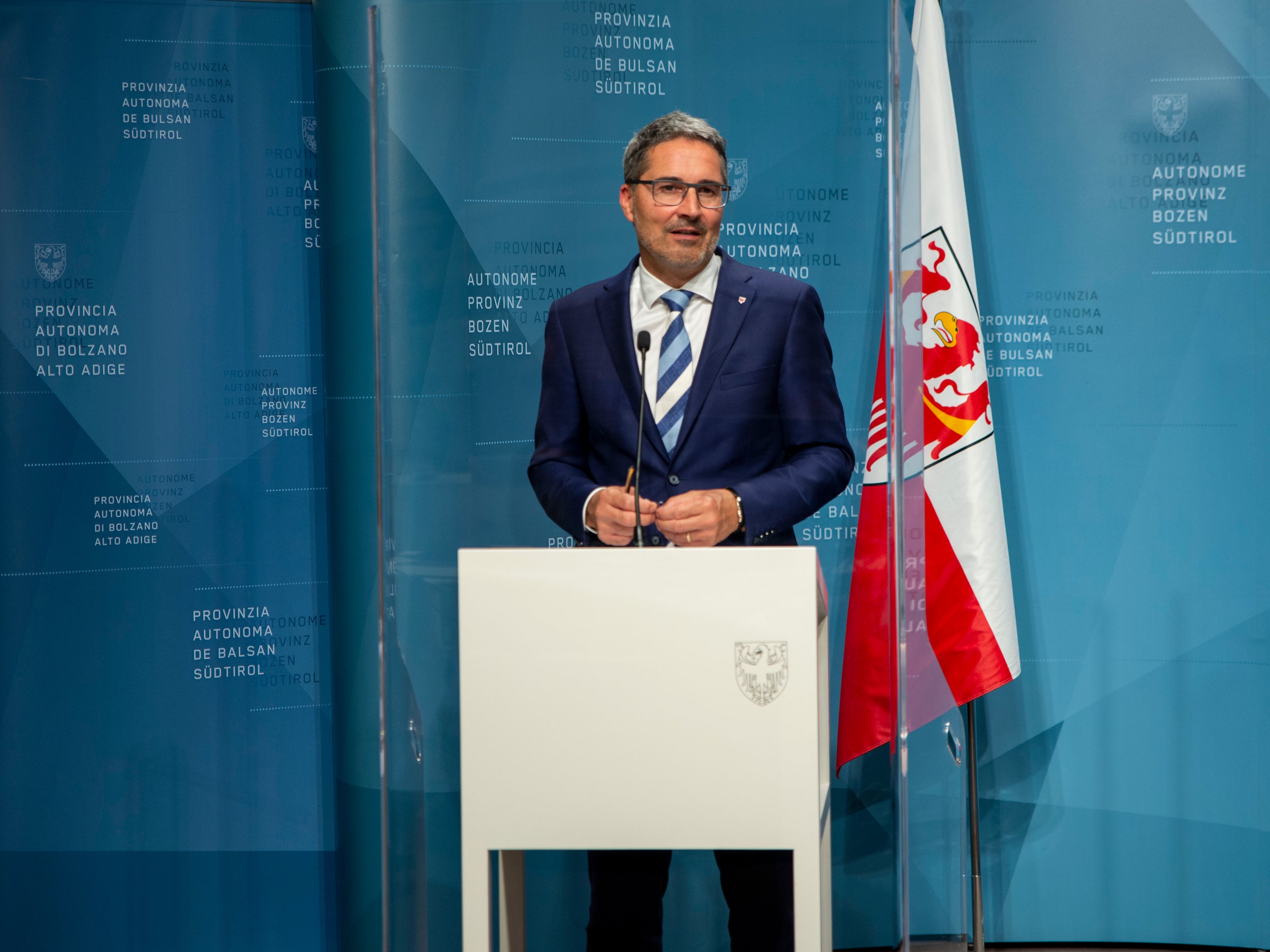 LH Kompatscher: "Es ist vorhersehbar, dass mehr solcher Einzelereignisse eintreten werden. Nicht vorhersehbar ist, wann und wo." (Foto: LPA/Fabio Brucculeri)