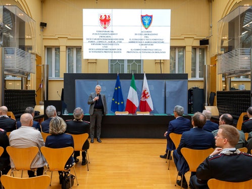Günther Unterthiner, Direktor der Abteilung Landesforstdienst, war von Anfang an bei der Ausarbeitung des schriftlichen Abkommens dabei. (Foto: LPA/Fabio Brucculeri)
