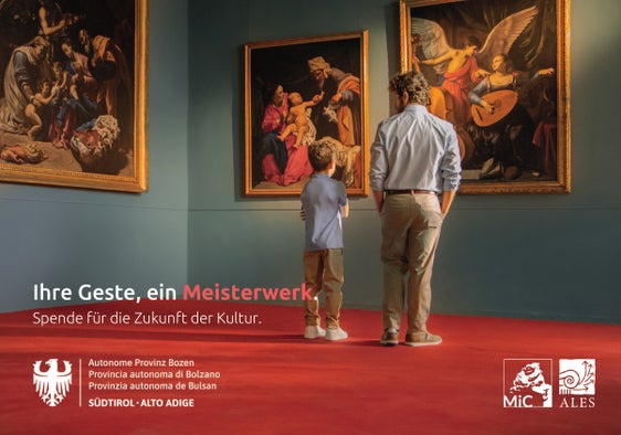 Am 19. September wird der "Art Bonus", ein staatlicher Steuerbonus zur Förderung der Kultur und der Kulturgüter, und dessen Auswirkungen auf die lokale Kulturlandschaft vorgestellt. (Grafik: LPA)