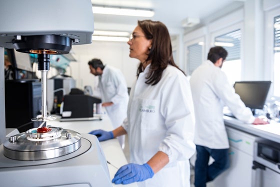 Die Arbeitsgruppe Obst- und Gemüseverarbeitung befasst sich mit der Verarbeitung lokaler Obst- und Gemüsesorten und konzentriert sich dabei auf die Entwicklung innovativer Produkte sowie auf die Optimierung der Verarbeitungsprozesse; sie unterstützt lokale Erzeugerinnen und Erzeuger mit lebensmitteltechnologischem Know-how, um die Qualität traditioneller Produkte zu optimieren und die Entwicklung neuer Verarbeitungsprodukte voranzutreiben. (Foto: LPA/Laimburg Research Centre/Ivo Corrà)