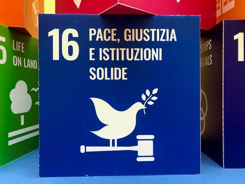 Per l'Urban Play Agenda 2030, l’8 ottobre in piazza Magnago a Bolzano la Provincia presenterà l’obiettivo 16 dell’Agenda 2030 per lo sviluppo sostenibile. (Foto: ASP)