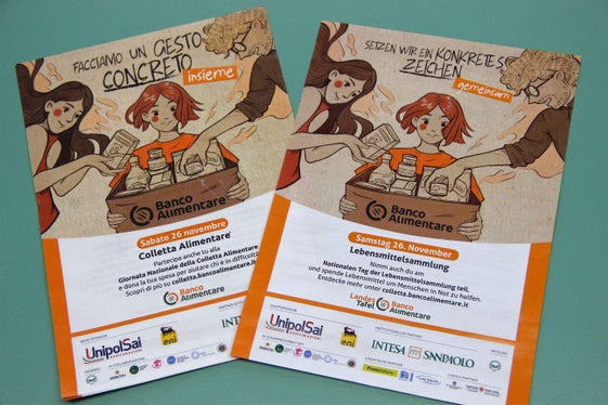 Am Samstag, 26. November sammelt die Landestafel haltbare Lebensmittel, um diese an die lokalen Tafeln weitergeben zu können. (Foto: LPA/Greta Stuefer)