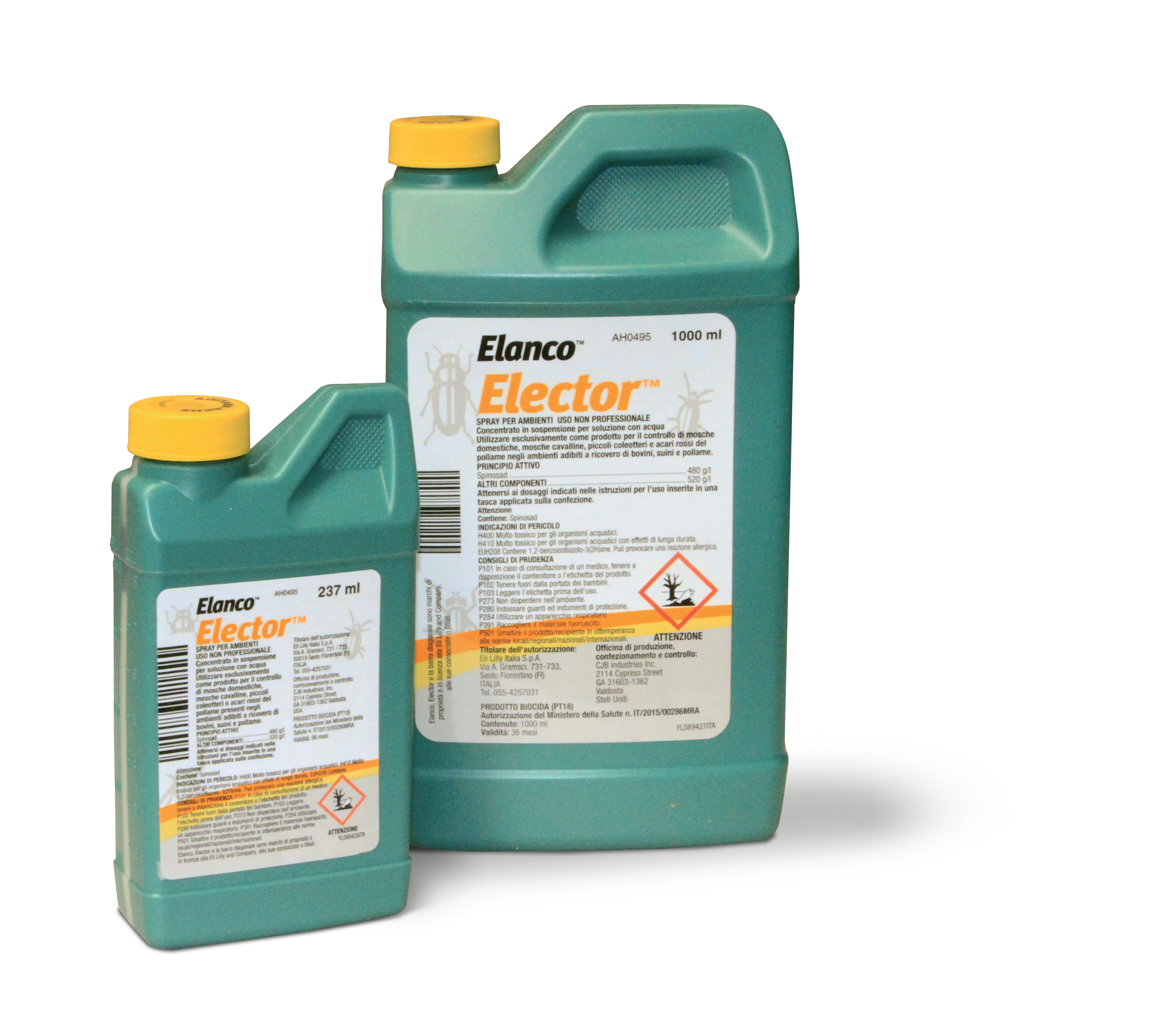 Elector disponibile in 2 formati 237ml e 1 litro