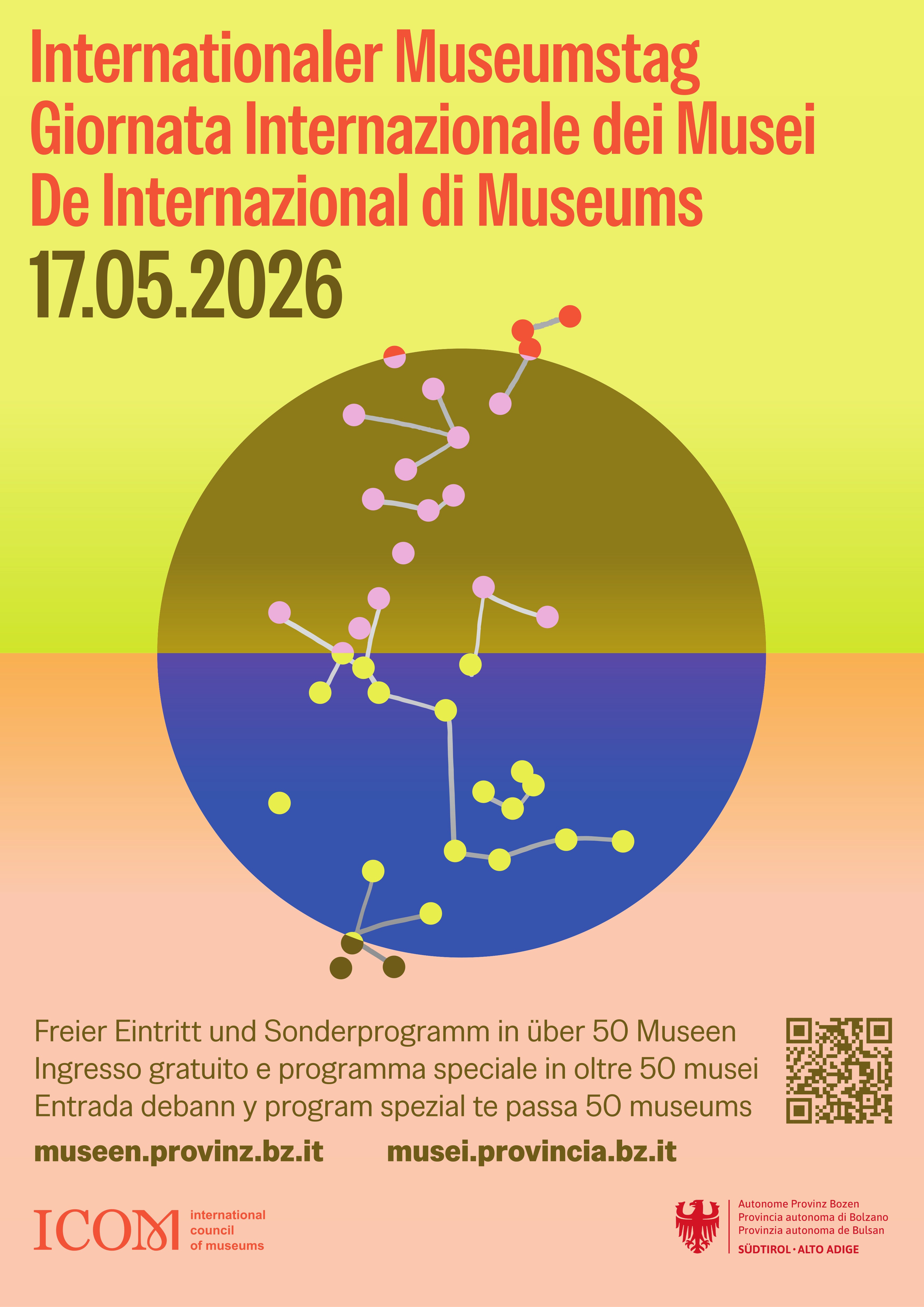 Il poster della Giornata internazionale dei musei 2026