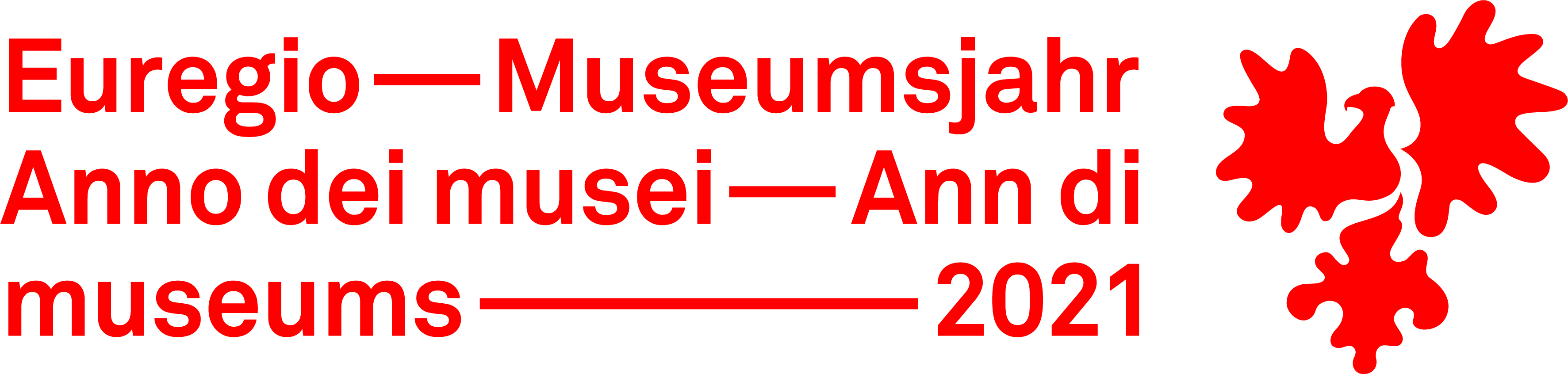 Das Logo des Euregio-Museumsjahrs 2021