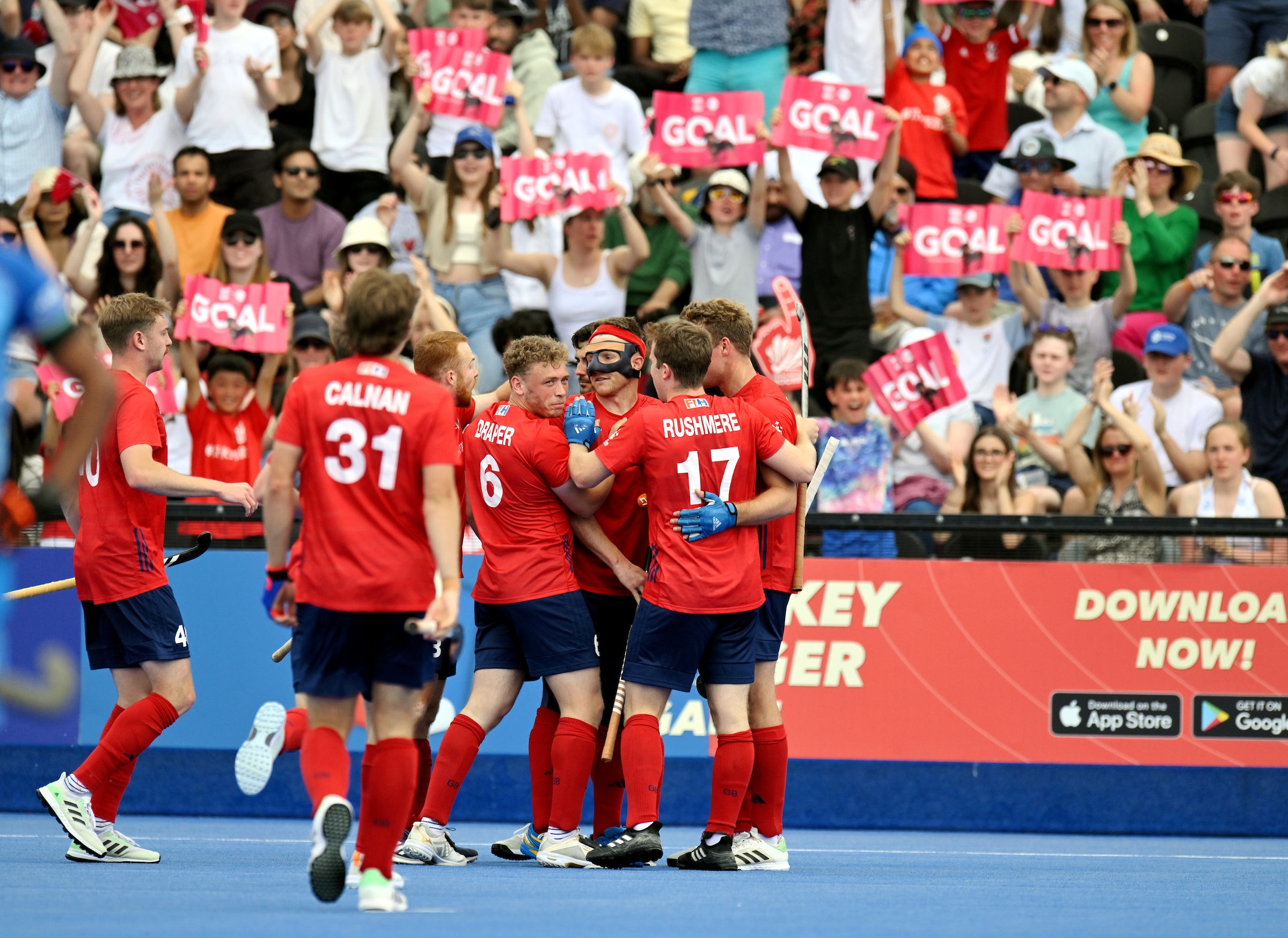 GB Men went down fighting against India in a high voltage clash