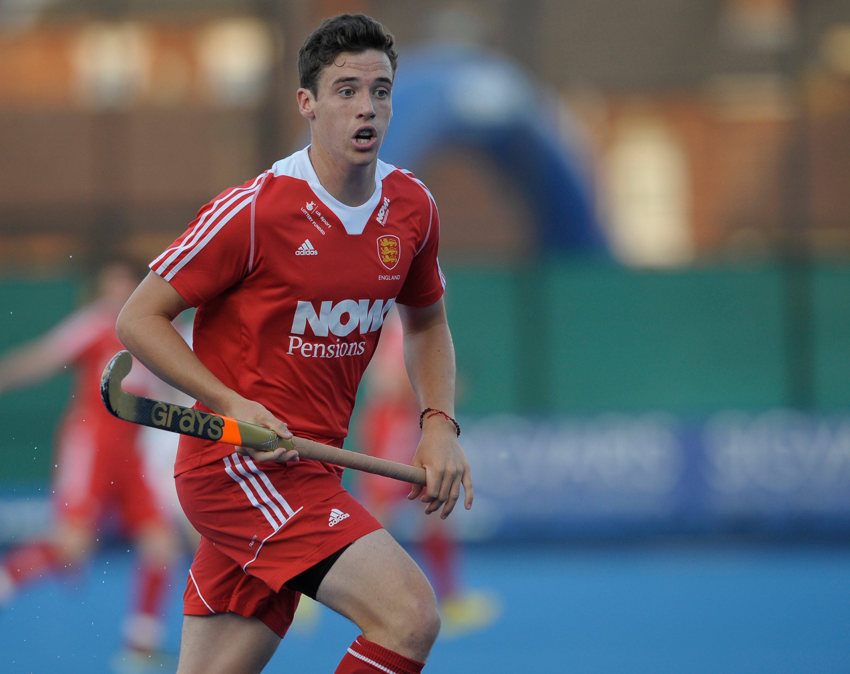 130801%20england%20netherlands%2030 - Great Britain: Phil Roper: A balancing act of hockey and fatherhood - Hunched over, cross-legged with his eyes glued to the television, a dream had been realised.