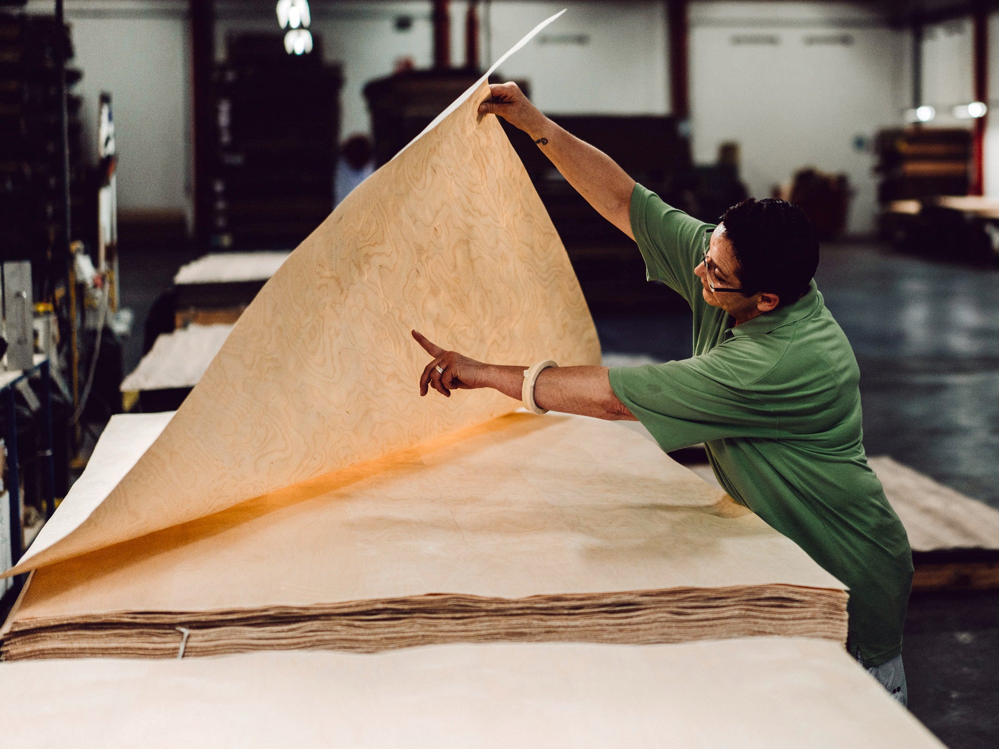 veneer production - Decospan production - floor production - Decospan - veneer