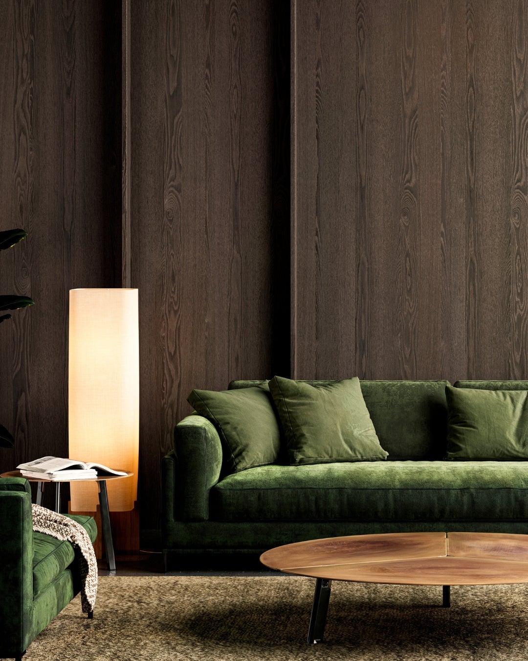 Wood veneer interior with Querkus collection - Terra collection