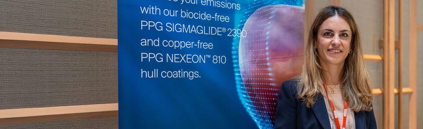 Ariana Psomas, a PPG employee within our Protective and Marine Coatings business