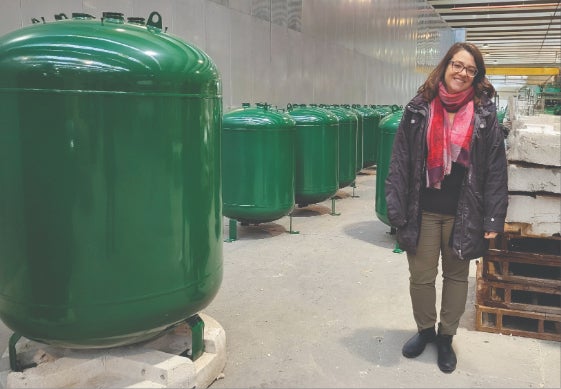 Valeria Tassotti, Antonio Merloni Pressure Vessels technical manager