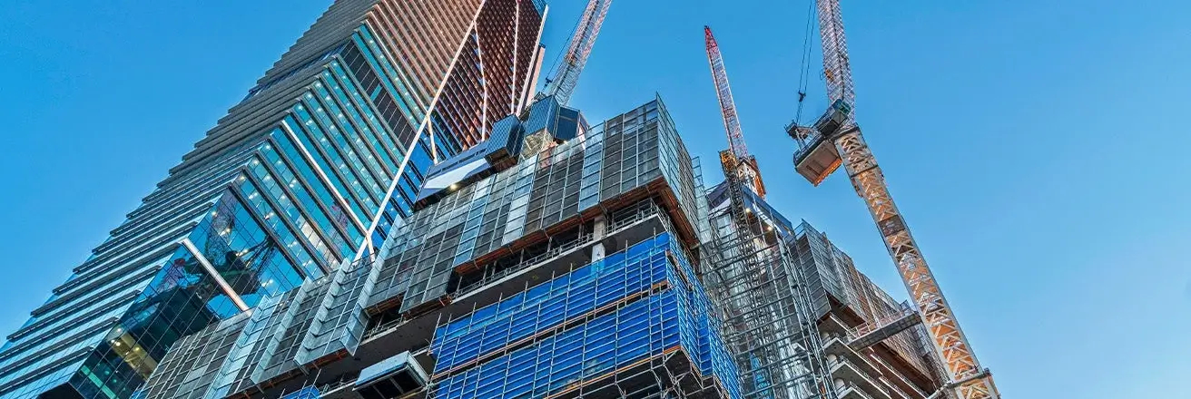 Modern high rise building exterior showcasing PPG protective coating applications