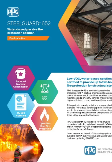 steelbuard 652 PMC PPG brochure cover