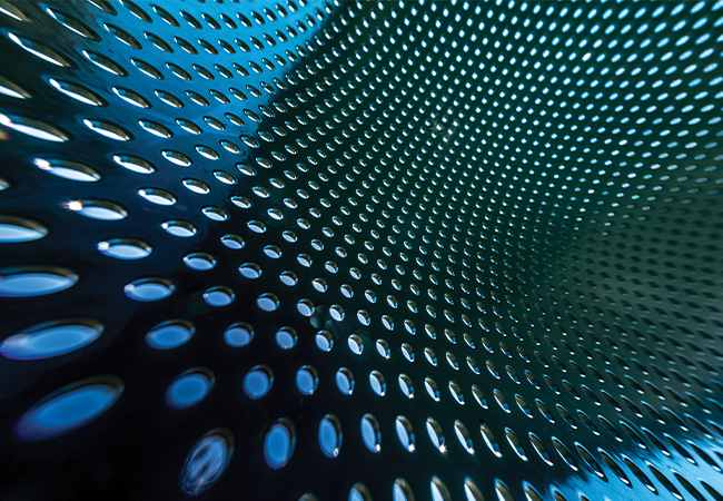 Extreme Protection Edge Plus card image - 650x450 - displaying a black metal grid with holes