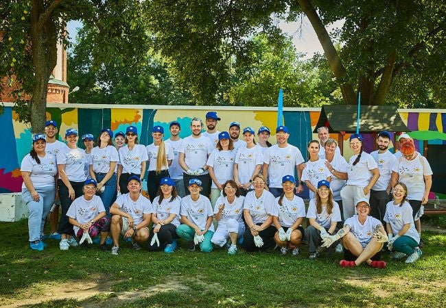 One hundred PPG employee and community volunteers restored Publiczne Przedszkole nr 1, a preschool which serves 120 children and staff, after it was severely impacted by flooding in 2024.