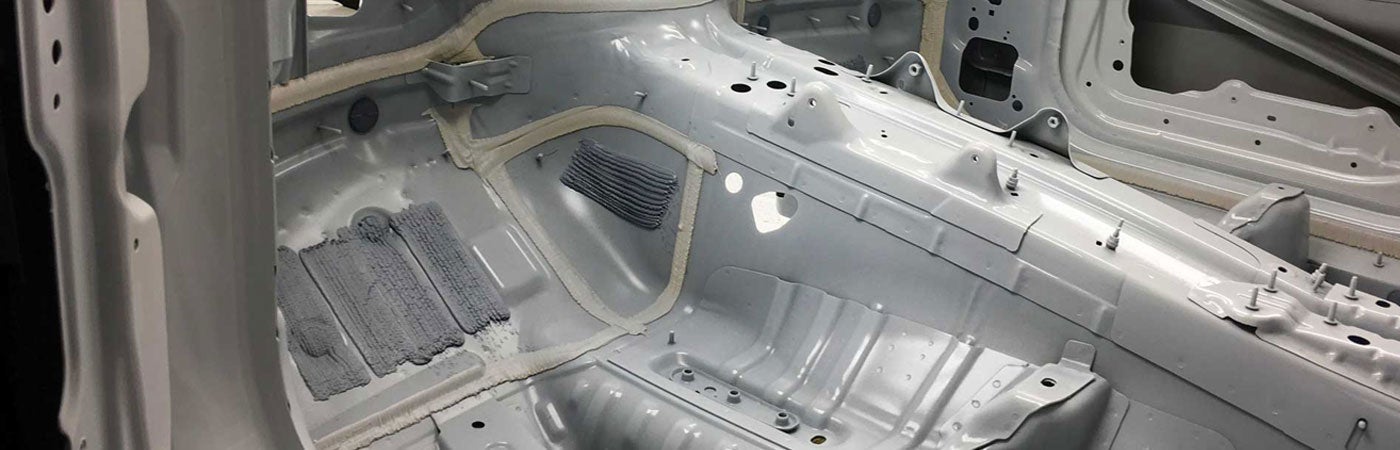 Innovative structural adhesives, anti-flutters and acoustic materials. PPG had multi-functional sealants engineered to improve performance and durability.