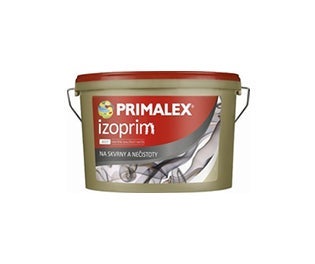 Kbelík s barvou s červenou etiketou