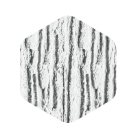 Un hexagon cu un fundal negru