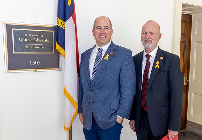 Kevin Lowe, a PPG employee within our Traffic Solutions business, poses at ATSSA Fly In