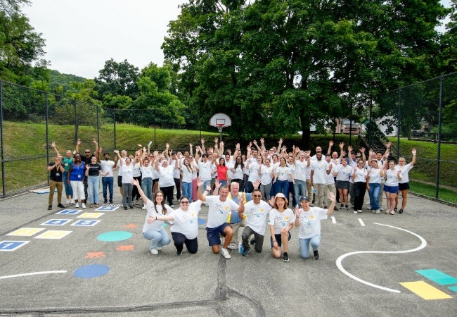 PPG employee volunteers completed a transformative makeover at Propel Hazelwood charter school as part of the company’s 10-year celebration
