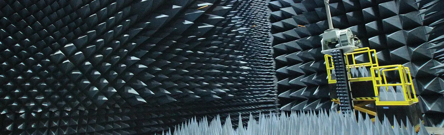 Image of anechoic chamber built to specification